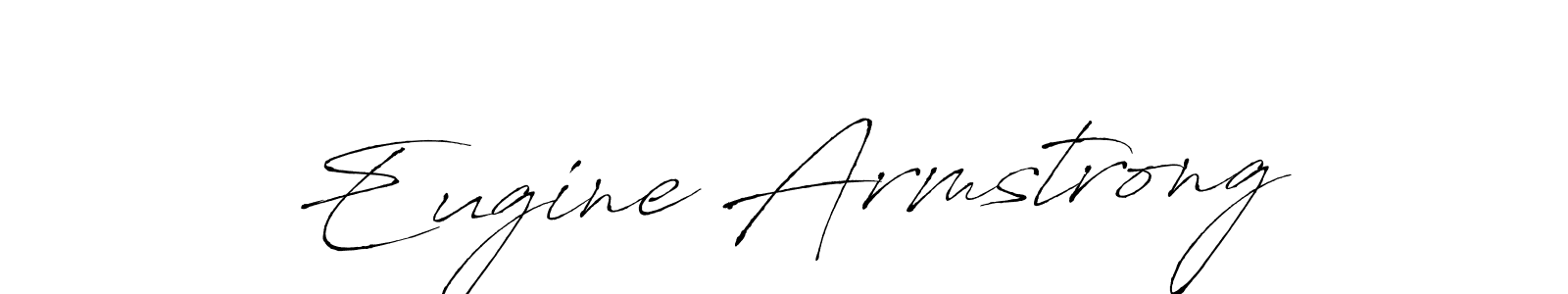 Make a beautiful signature design for name Eugine Armstrong. With this signature (Antro_Vectra) style, you can create a handwritten signature for free. Eugine Armstrong signature style 6 images and pictures png