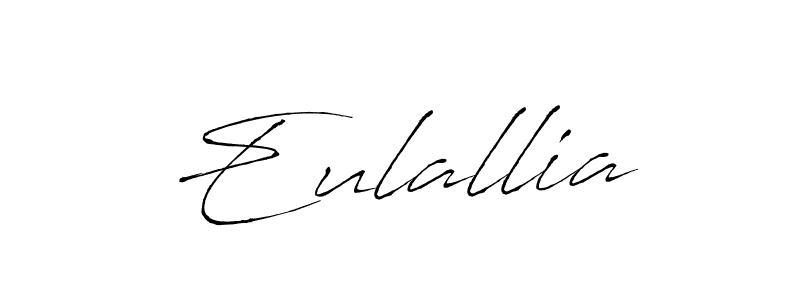 Make a beautiful signature design for name Eulallia. With this signature (Antro_Vectra) style, you can create a handwritten signature for free. Eulallia signature style 6 images and pictures png