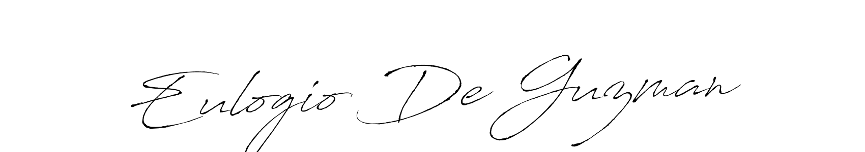 How to make Eulogio De Guzman signature? Antro_Vectra is a professional autograph style. Create handwritten signature for Eulogio De Guzman name. Eulogio De Guzman signature style 6 images and pictures png