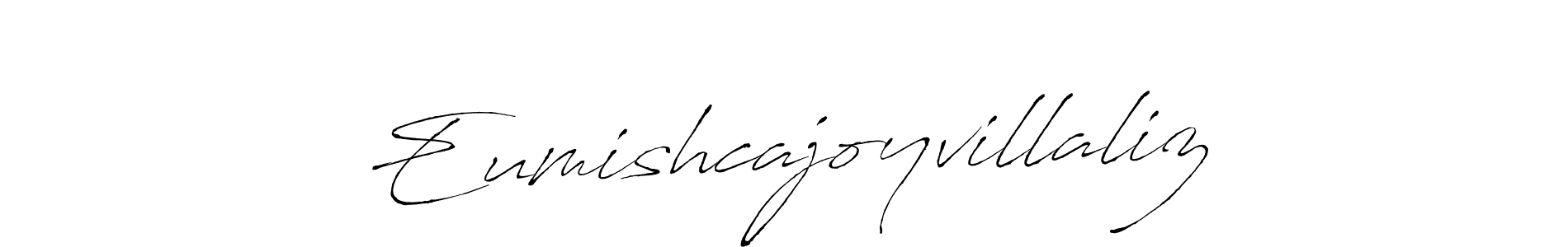 How to Draw Eumishcajoyvillaliz signature style? Antro_Vectra is a latest design signature styles for name Eumishcajoyvillaliz. Eumishcajoyvillaliz signature style 6 images and pictures png