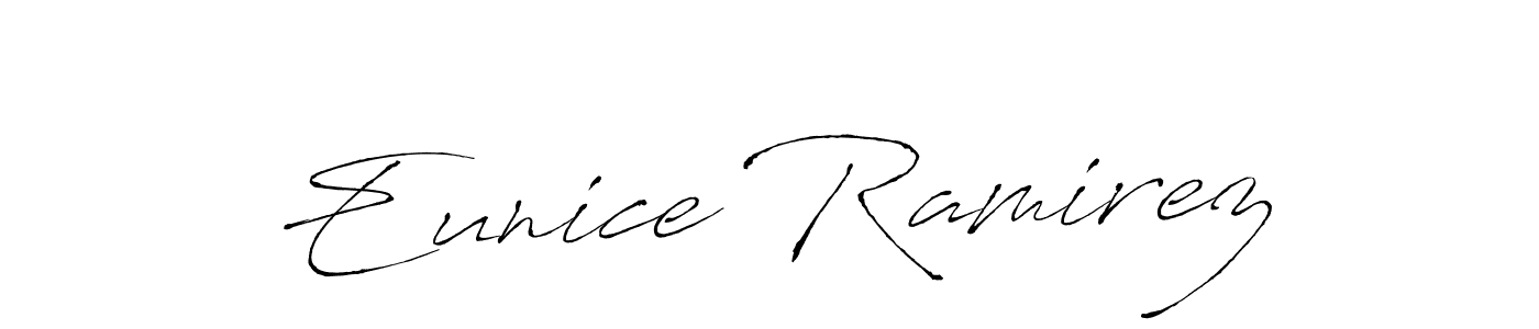 Eunice Ramirez stylish signature style. Best Handwritten Sign (Antro_Vectra) for my name. Handwritten Signature Collection Ideas for my name Eunice Ramirez. Eunice Ramirez signature style 6 images and pictures png