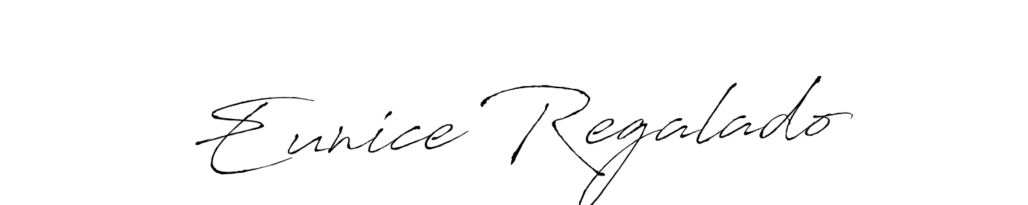 You should practise on your own different ways (Antro_Vectra) to write your name (Eunice Regalado) in signature. don't let someone else do it for you. Eunice Regalado signature style 6 images and pictures png