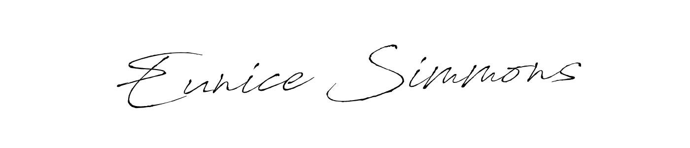 Use a signature maker to create a handwritten signature online. With this signature software, you can design (Antro_Vectra) your own signature for name Eunice Simmons. Eunice Simmons signature style 6 images and pictures png