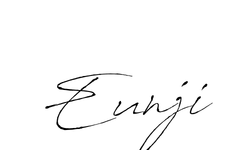 Eunji stylish signature style. Best Handwritten Sign (Antro_Vectra) for my name. Handwritten Signature Collection Ideas for my name Eunji. Eunji signature style 6 images and pictures png