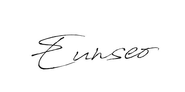 How to make Eunseo name signature. Use Antro_Vectra style for creating short signs online. This is the latest handwritten sign. Eunseo signature style 6 images and pictures png