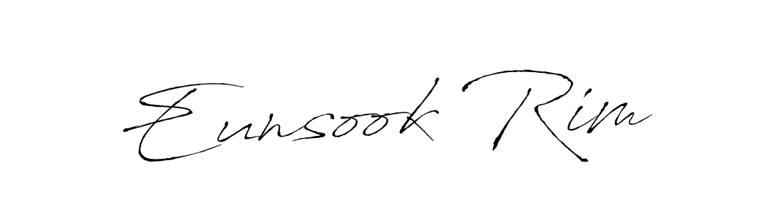 How to make Eunsook Rim signature? Antro_Vectra is a professional autograph style. Create handwritten signature for Eunsook Rim name. Eunsook Rim signature style 6 images and pictures png