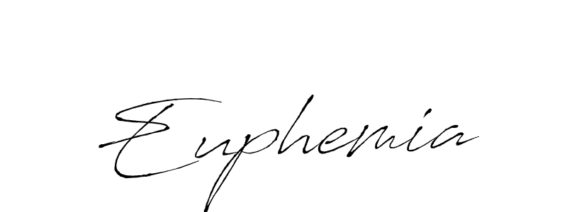 You should practise on your own different ways (Antro_Vectra) to write your name (Euphemia) in signature. don't let someone else do it for you. Euphemia signature style 6 images and pictures png