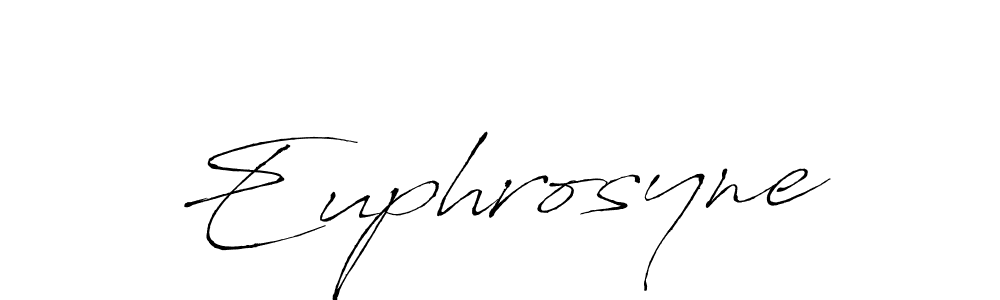 Create a beautiful signature design for name Euphrosyne. With this signature (Antro_Vectra) fonts, you can make a handwritten signature for free. Euphrosyne signature style 6 images and pictures png