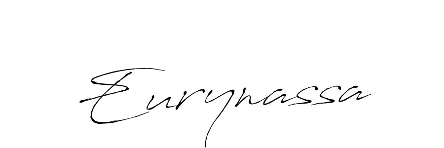 Use a signature maker to create a handwritten signature online. With this signature software, you can design (Antro_Vectra) your own signature for name Eurynassa. Eurynassa signature style 6 images and pictures png