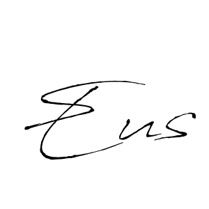 The best way (Antro_Vectra) to make a short signature is to pick only two or three words in your name. The name Eus include a total of six letters. For converting this name. Eus signature style 6 images and pictures png
