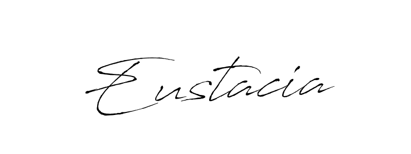 How to make Eustacia signature? Antro_Vectra is a professional autograph style. Create handwritten signature for Eustacia name. Eustacia signature style 6 images and pictures png