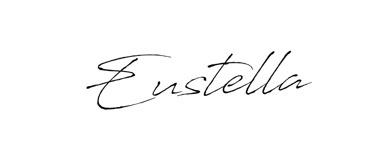 Antro_Vectra is a professional signature style that is perfect for those who want to add a touch of class to their signature. It is also a great choice for those who want to make their signature more unique. Get Eustella name to fancy signature for free. Eustella signature style 6 images and pictures png