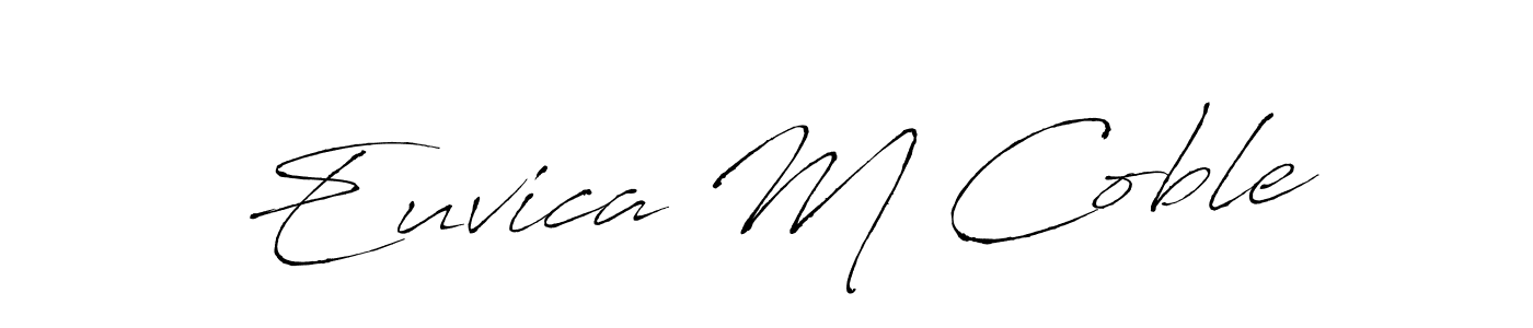 Best and Professional Signature Style for Euvica M Coble. Antro_Vectra Best Signature Style Collection. Euvica M Coble signature style 6 images and pictures png