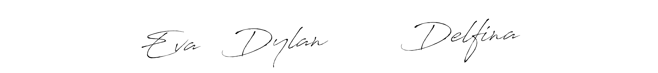 Here are the top 10 professional signature styles for the name Eva   Dylan         Delfina. These are the best autograph styles you can use for your name. Eva   Dylan         Delfina signature style 6 images and pictures png