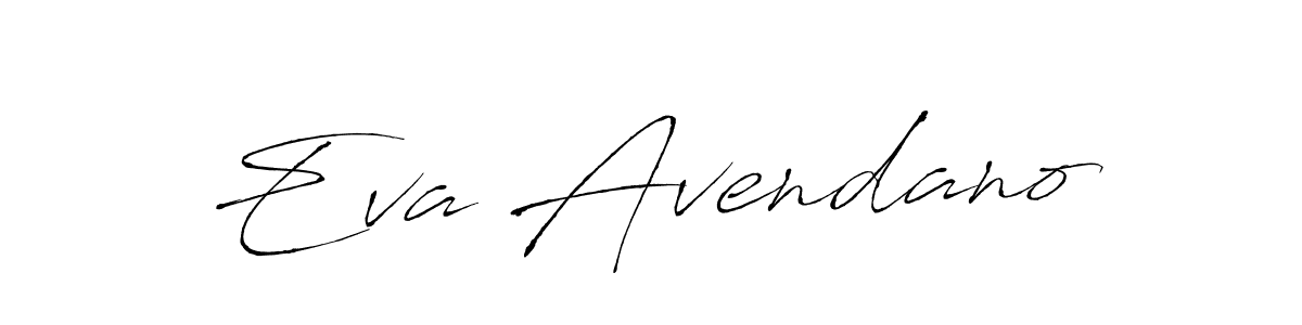 Make a beautiful signature design for name Eva Avendano. With this signature (Antro_Vectra) style, you can create a handwritten signature for free. Eva Avendano signature style 6 images and pictures png