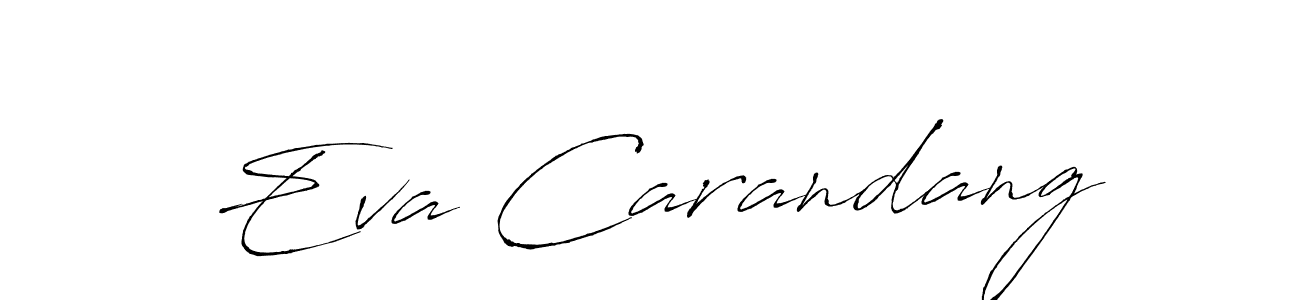 Also we have Eva Carandang name is the best signature style. Create professional handwritten signature collection using Antro_Vectra autograph style. Eva Carandang signature style 6 images and pictures png