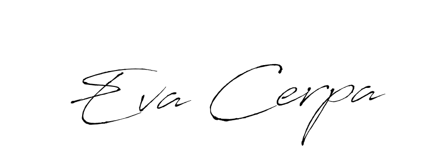 Similarly Antro_Vectra is the best handwritten signature design. Signature creator online .You can use it as an online autograph creator for name Eva Cerpa. Eva Cerpa signature style 6 images and pictures png