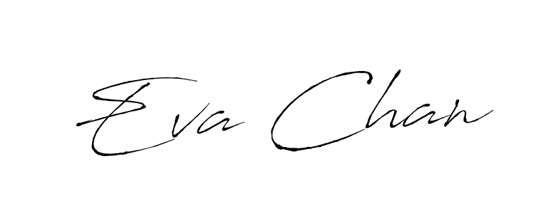 How to make Eva Chan name signature. Use Antro_Vectra style for creating short signs online. This is the latest handwritten sign. Eva Chan signature style 6 images and pictures png