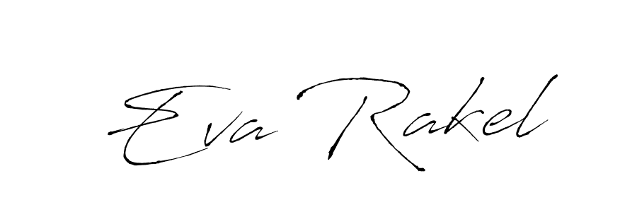 Make a beautiful signature design for name Eva Rakel. With this signature (Antro_Vectra) style, you can create a handwritten signature for free. Eva Rakel signature style 6 images and pictures png
