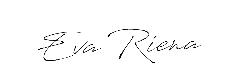 Create a beautiful signature design for name Eva Riena. With this signature (Antro_Vectra) fonts, you can make a handwritten signature for free. Eva Riena signature style 6 images and pictures png
