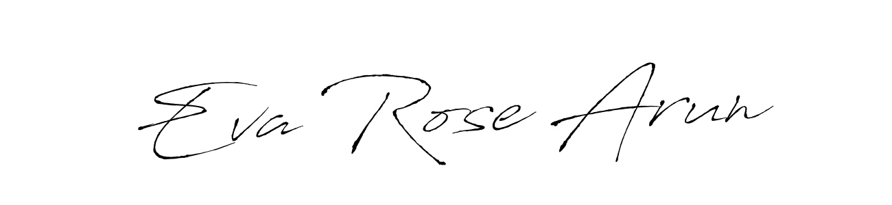 Antro_Vectra is a professional signature style that is perfect for those who want to add a touch of class to their signature. It is also a great choice for those who want to make their signature more unique. Get Eva Rose Arun name to fancy signature for free. Eva Rose Arun signature style 6 images and pictures png