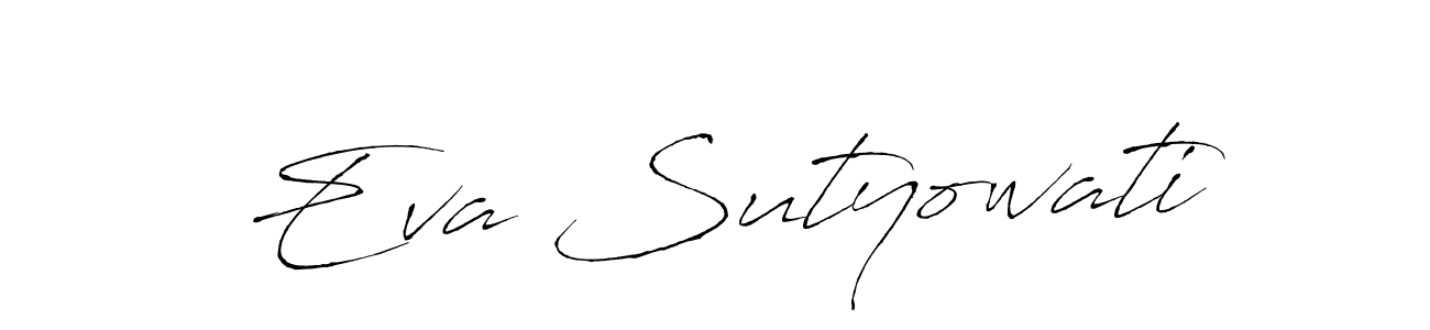 Also we have Eva Sutyowati name is the best signature style. Create professional handwritten signature collection using Antro_Vectra autograph style. Eva Sutyowati signature style 6 images and pictures png