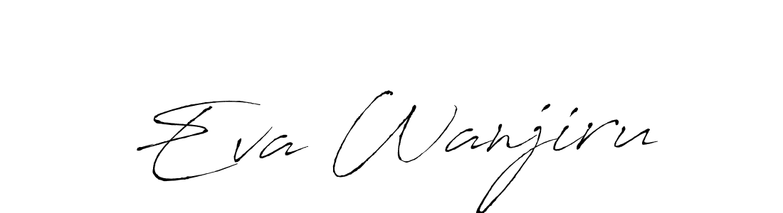 It looks lik you need a new signature style for name Eva Wanjiru. Design unique handwritten (Antro_Vectra) signature with our free signature maker in just a few clicks. Eva Wanjiru signature style 6 images and pictures png