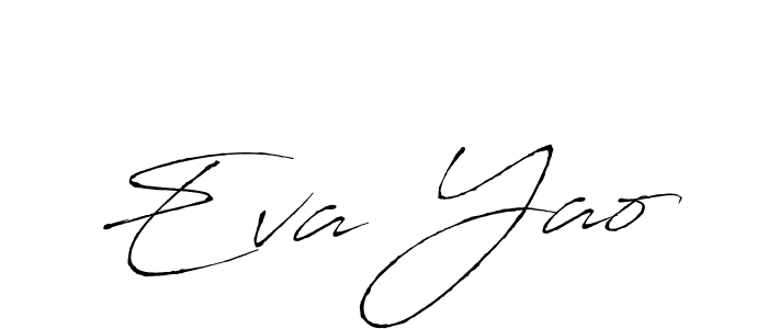 How to make Eva Yao name signature. Use Antro_Vectra style for creating short signs online. This is the latest handwritten sign. Eva Yao signature style 6 images and pictures png