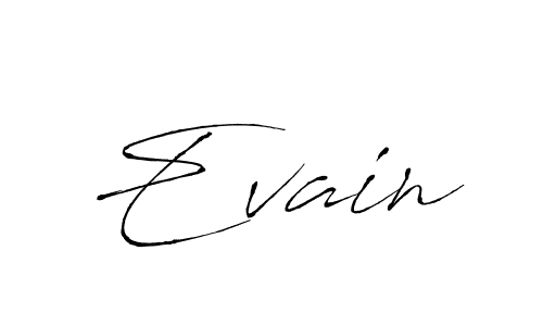 You should practise on your own different ways (Antro_Vectra) to write your name (Evain) in signature. don't let someone else do it for you. Evain signature style 6 images and pictures png