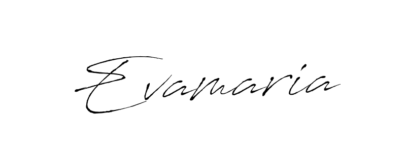 Make a beautiful signature design for name Evamaria. With this signature (Antro_Vectra) style, you can create a handwritten signature for free. Evamaria signature style 6 images and pictures png