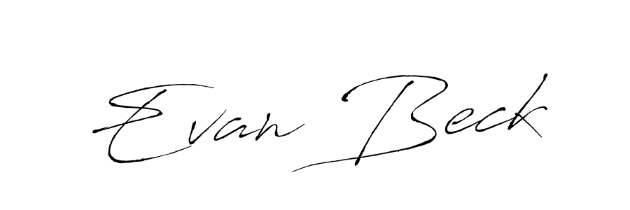 Use a signature maker to create a handwritten signature online. With this signature software, you can design (Antro_Vectra) your own signature for name Evan Beck. Evan Beck signature style 6 images and pictures png