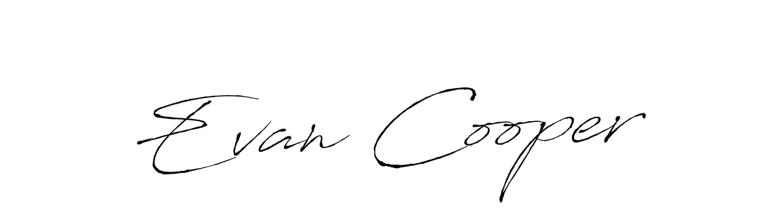 Design your own signature with our free online signature maker. With this signature software, you can create a handwritten (Antro_Vectra) signature for name Evan Cooper. Evan Cooper signature style 6 images and pictures png