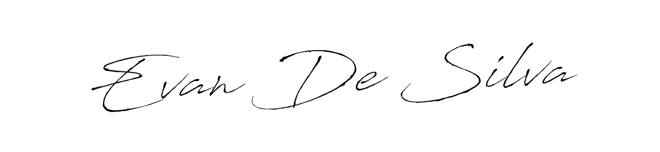 It looks lik you need a new signature style for name Evan De Silva. Design unique handwritten (Antro_Vectra) signature with our free signature maker in just a few clicks. Evan De Silva signature style 6 images and pictures png