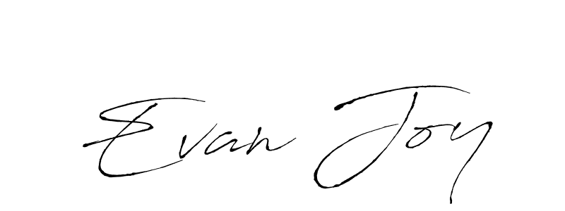 Evan Joy stylish signature style. Best Handwritten Sign (Antro_Vectra) for my name. Handwritten Signature Collection Ideas for my name Evan Joy. Evan Joy signature style 6 images and pictures png