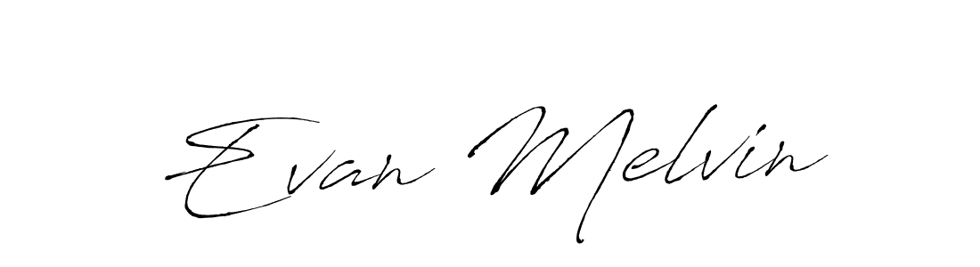 It looks lik you need a new signature style for name Evan Melvin. Design unique handwritten (Antro_Vectra) signature with our free signature maker in just a few clicks. Evan Melvin signature style 6 images and pictures png