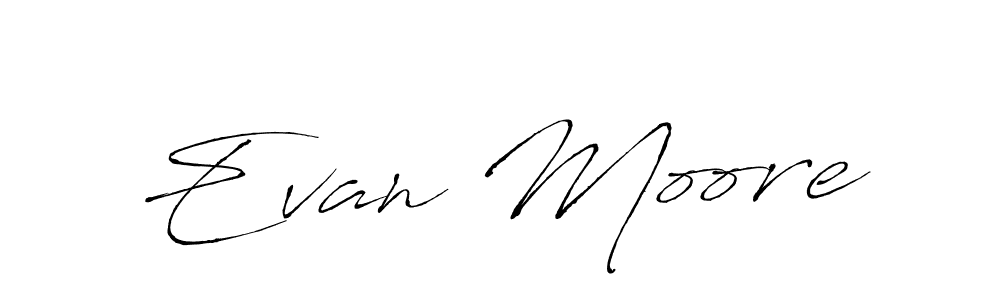 Antro_Vectra is a professional signature style that is perfect for those who want to add a touch of class to their signature. It is also a great choice for those who want to make their signature more unique. Get Evan Moore name to fancy signature for free. Evan Moore signature style 6 images and pictures png