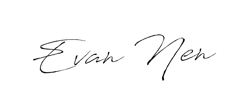 Best and Professional Signature Style for Evan Nen. Antro_Vectra Best Signature Style Collection. Evan Nen signature style 6 images and pictures png