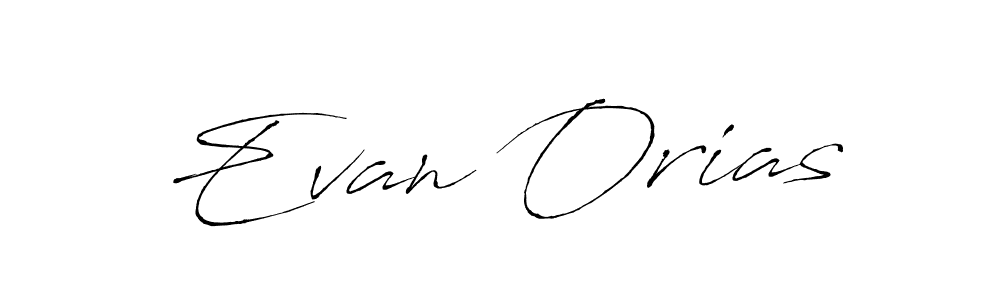 Evan Orias stylish signature style. Best Handwritten Sign (Antro_Vectra) for my name. Handwritten Signature Collection Ideas for my name Evan Orias. Evan Orias signature style 6 images and pictures png