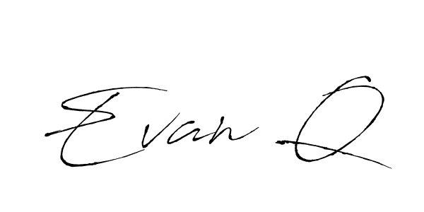 How to Draw Evan Q signature style? Antro_Vectra is a latest design signature styles for name Evan Q. Evan Q signature style 6 images and pictures png