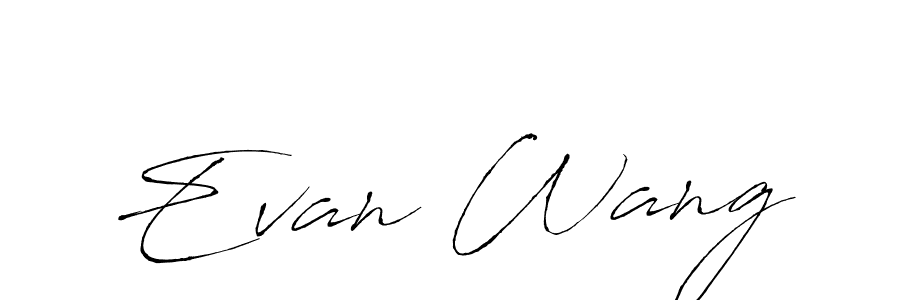 Create a beautiful signature design for name Evan Wang. With this signature (Antro_Vectra) fonts, you can make a handwritten signature for free. Evan Wang signature style 6 images and pictures png