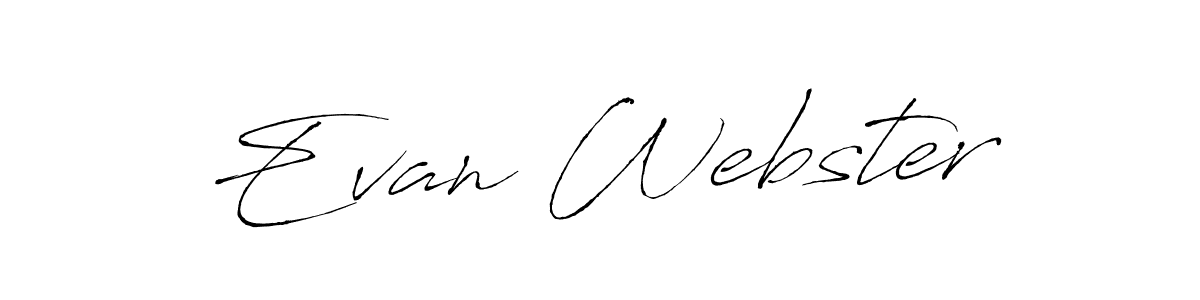 How to make Evan Webster signature? Antro_Vectra is a professional autograph style. Create handwritten signature for Evan Webster name. Evan Webster signature style 6 images and pictures png