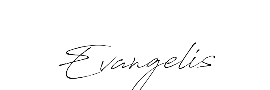 Evangelis stylish signature style. Best Handwritten Sign (Antro_Vectra) for my name. Handwritten Signature Collection Ideas for my name Evangelis. Evangelis signature style 6 images and pictures png