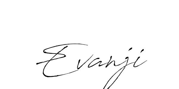 It looks lik you need a new signature style for name Evanji. Design unique handwritten (Antro_Vectra) signature with our free signature maker in just a few clicks. Evanji signature style 6 images and pictures png