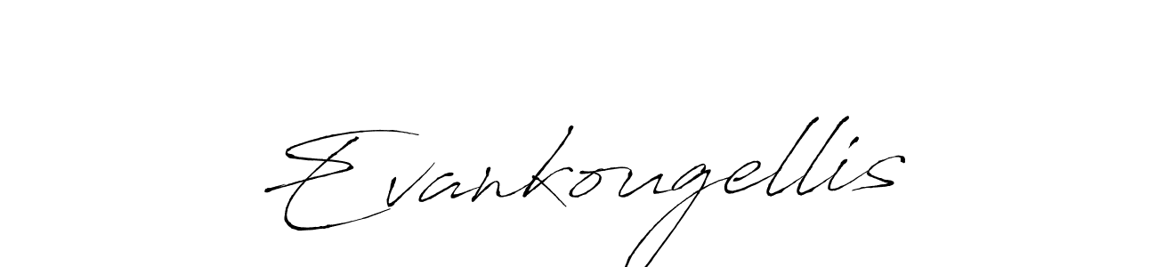 How to make Evankougellis name signature. Use Antro_Vectra style for creating short signs online. This is the latest handwritten sign. Evankougellis signature style 6 images and pictures png