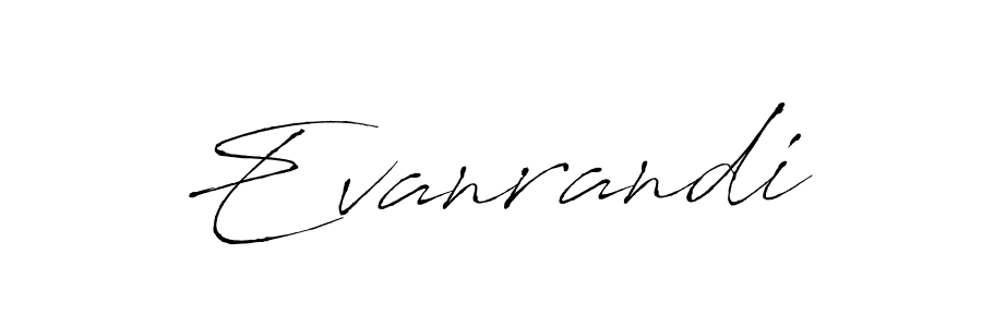 It looks lik you need a new signature style for name Evanrandi. Design unique handwritten (Antro_Vectra) signature with our free signature maker in just a few clicks. Evanrandi signature style 6 images and pictures png