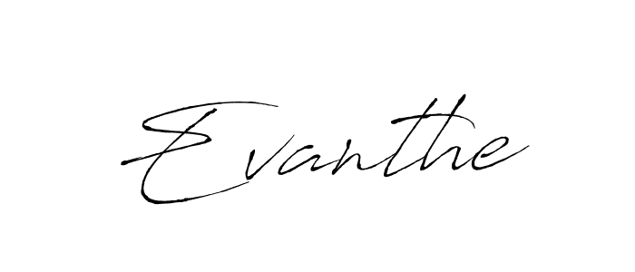 How to Draw Evanthe signature style? Antro_Vectra is a latest design signature styles for name Evanthe. Evanthe signature style 6 images and pictures png