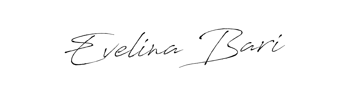 Evelina Bari stylish signature style. Best Handwritten Sign (Antro_Vectra) for my name. Handwritten Signature Collection Ideas for my name Evelina Bari. Evelina Bari signature style 6 images and pictures png