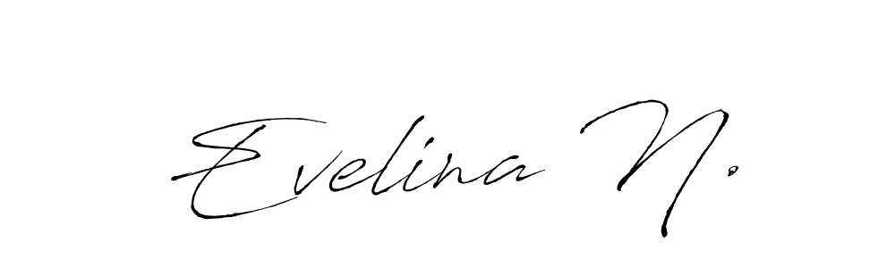 Also You can easily find your signature by using the search form. We will create Evelina N. name handwritten signature images for you free of cost using Antro_Vectra sign style. Evelina N. signature style 6 images and pictures png