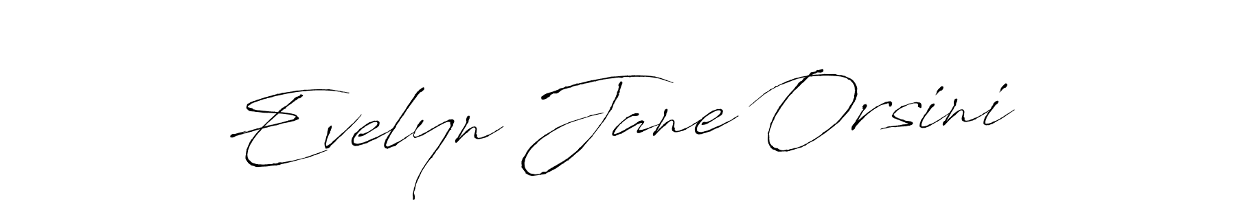 How to make Evelyn Jane Orsini signature? Antro_Vectra is a professional autograph style. Create handwritten signature for Evelyn Jane Orsini name. Evelyn Jane Orsini signature style 6 images and pictures png