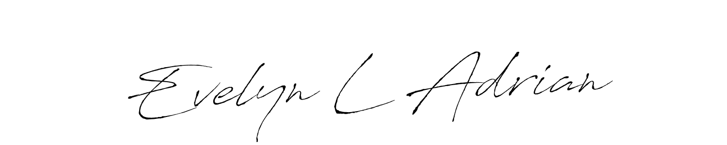 See photos of Evelyn L Adrian official signature by Spectra . Check more albums & portfolios. Read reviews & check more about Antro_Vectra font. Evelyn L Adrian signature style 6 images and pictures png